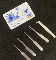 Credit Card Lock Picking Set