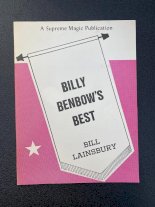 Billy Benbow's Best - Bill Lainsbury - A Supreme Magic Publication
