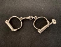 Original Hiatt Darby 104 Handcuff - Antique
