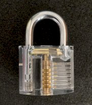 Clear View practise Padlock